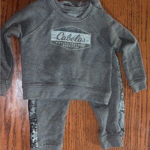 Cabela's Kids Charcoal Sweatpants & Joggers Set
